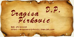 Dragiša Pirković vizit kartica